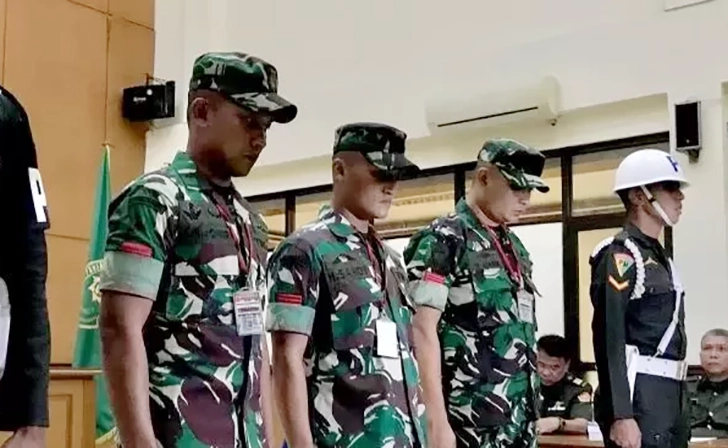 3 Oknum Prajurit TNI Dituntut Hukuman Mati