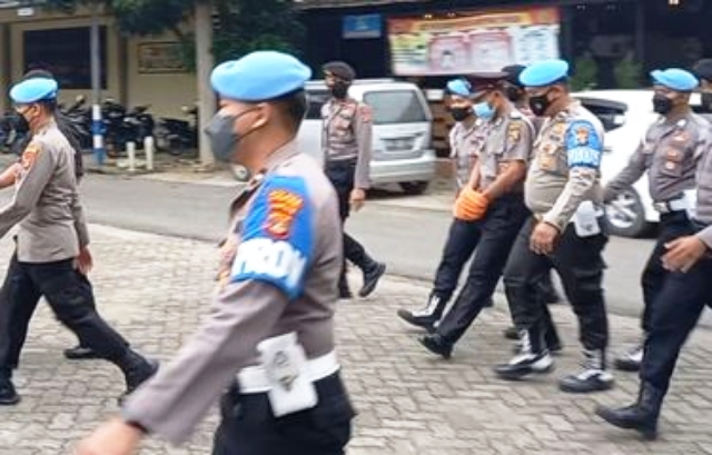 Kasus pembunuhan polisi tembak polisi.(Foto: Arsip Humas Polda Lampung)