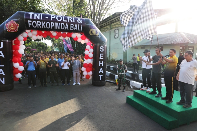 Kapolda Bali menjelaskan, bahwa kegiatan ini adalah bentuk sinergitas TNI-Polri dan Forkopimda