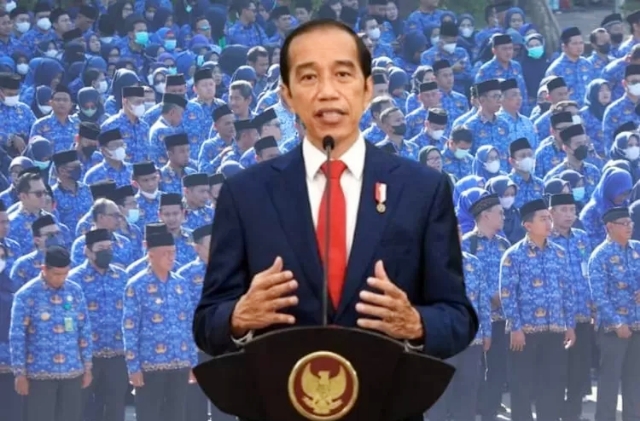 Jokowi Resmi Naikan Gaji PNS 8% Tahun 2024, Berikut Jumlahnya