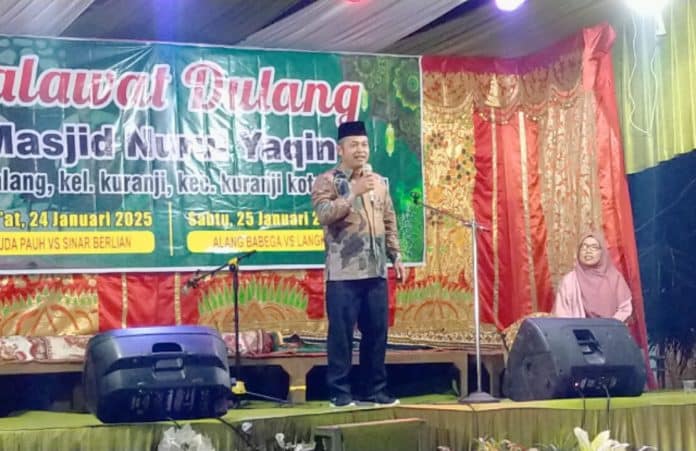 Dalam sambutannya, Erianto menyampaikan pesan penting tentang kebaikan dan kontribusi untuk jalan Allah SWT. "Barang siapa yang menolong di jalan Allah SWT, akan mendapatkan keberkahan yang luar biasa," ucapnya. Dalam sambutannya, Erianto menyampaikan pesan penting tentang kebaikan dan kontribusi untuk jalan Allah SWT. "Barang siapa yang menolong di jalan Allah SWT, akan mendapatkan keberkahan yang luar biasa," ucapnya.