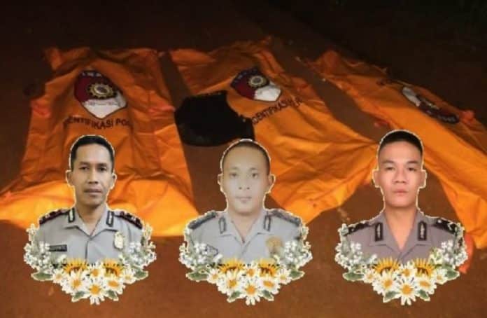 Ketiga anggota tersebut adalah Kapolsek Negara Batin Iptu Lusiyanto, Bripka Petrus Apriyanto, dan Bripda M. Ghalib Surya Ganta. Mereka mengalami luka tembak di bagian kepala yang diduga dilakukan oleh pemilik tempat sabung ayam. Ketiga anggota tersebut adalah Kapolsek Negara Batin Iptu Lusiyanto, Bripka Petrus Apriyanto, dan Bripda M. Ghalib Surya Ganta. Mereka mengalami luka tembak di bagian kepala yang diduga dilakukan oleh pemilik tempat sabung ayam.