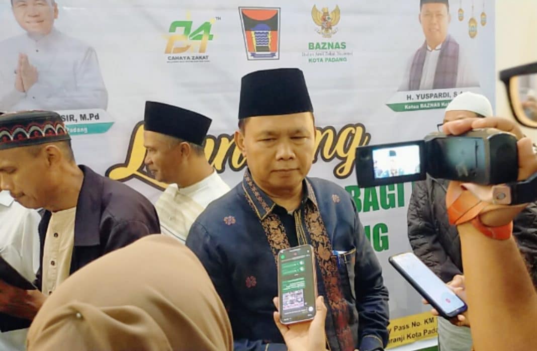 Ketua Baznas Kota Padang H.Yuspardi.S.Ag menyampaikan bahwa pihaknya menargetkan ribuan paket sembako bisa disalurkan sepanjang Ramadan tahun ini.