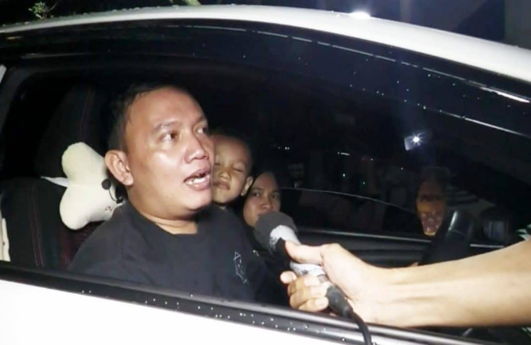 Ardiansyah, salah satu pemudik yang melakukan perjalanan dari Bekasi menuju Surabaya, mengungkapkan bahwa perjalanannya berlangsung lancar. (Poto: Humas Polri).