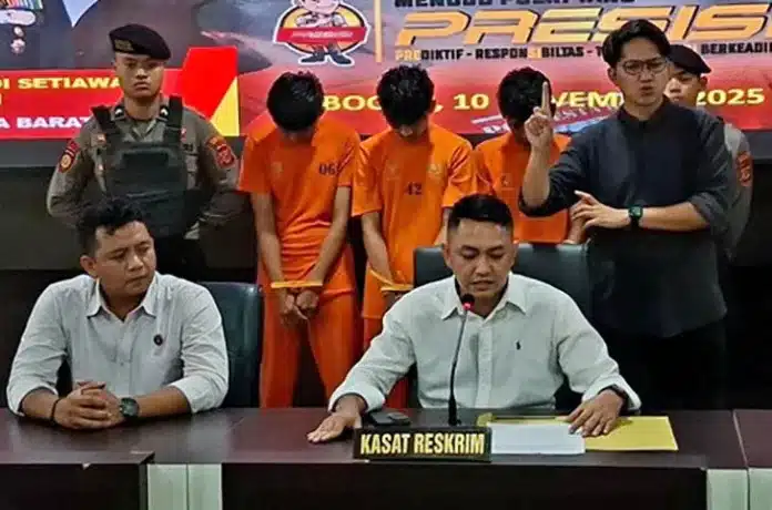 Pelajar AS Korban Tawuran di Bogor Meninggal Dunia, Polisi: Hukuman Pelaku Bisa Diperberat Pelajar berinisial AS, yang sempat viral setelah ditemukan tergeletak bersimbah darah dengan luka parah di kepala akibat tawuran antar pelajar di Tanah Sareal, Kota Bogor, akhirnya meninggal dunia.