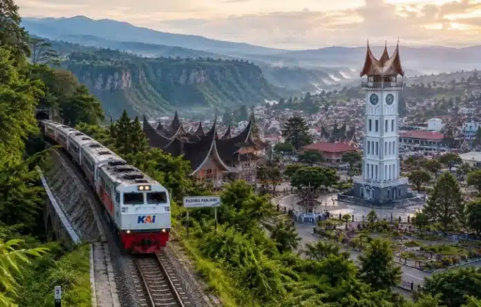Dalam roadmap transformasi PT Kereta Api Indonesia (KAI) periode 2026-2030, Sumatera Barat ditetapkan sebagai salah satu daerah prioritas pengembangan sektor perkeretaapian melalui program reaktivasi jalur kereta api dengan total panjang sekitar 248,5 kilometer. (Foto: Padang Ekspres)