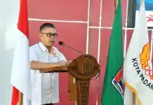 Jelang PORPROV, Ketua KONI Padang Tegaskan: Kejar Prestasi, Jangan Korbankan Integritas Ketua Komite Olahraga Nasional Indonesia (KONI) Kota Padang Erianto menyampaikan pesan moral kepada seluruh jajaran pengurus, pengurus cabang olahraga, pelatih, atlet, official, dan seluruh pihak yang terlibat dalam persiapan menghadapi Pekan Olahraga Provinsi (PORPROV) Sumatera Barat.