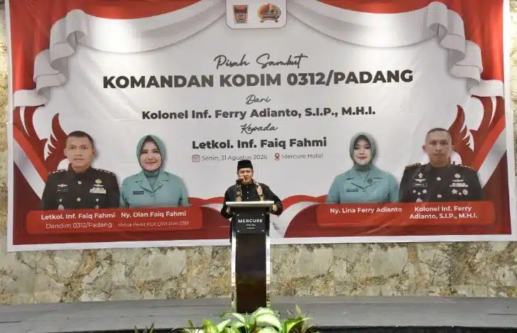 Irwan Basir Apresiasi Pengabdian Kolonel Inf. Ferry Ardianto.