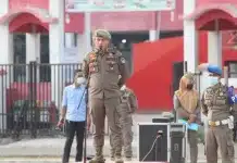 Penyegaran Organisasi Satpol PP Padang, Empat Pejabat Baru Diperkenalkan Kepala Satpol PP Kota Padang Chandra Eka Putra, S.IP., M.Si., mengatakan, serah terima dan perkenalan pejabat dalam apel gabungan tersebut menjadi bagian dari upaya memperkuat komunikasi dan koordinasi internal.