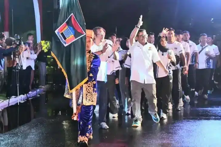 Pembukaan ajang olahraga tingkat provinsi tersebut dihadiri unsur pemerintah daerah, pengurus KONI, atlet, ofisial, serta tamu undangan. Porprov XVI Sumbar dijadwalkan berlangsung selama 13 hari, mulai 2 hingga 14 Oktober 2026.