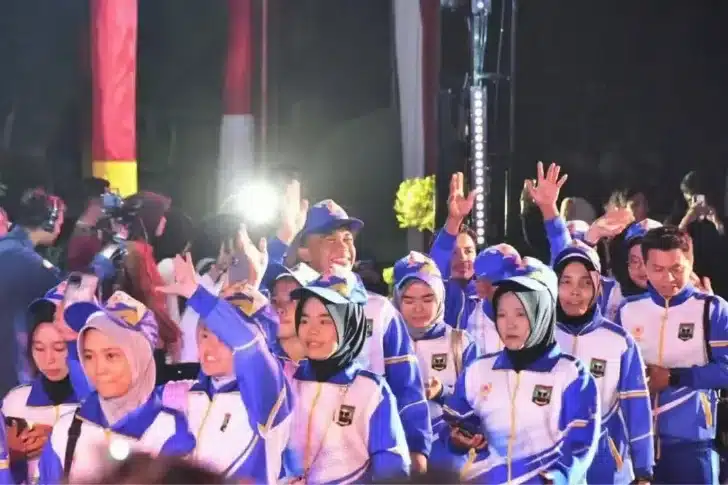 Pembukaan ajang olahraga tingkat provinsi tersebut dihadiri unsur pemerintah daerah, pengurus KONI, atlet, ofisial, serta tamu undangan. Porprov XVI Sumbar dijadwalkan berlangsung selama 13 hari, mulai 2 hingga 14 Oktober 2026.