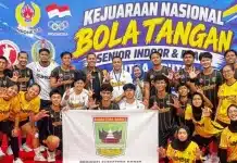 Bola Tangan Sumbar Berhasil Raih Dua Medali di Kejurnas Tingkat Nasional Asosiasi Bola Tangan Indonesia (ABTI) Kota Padang menyampaikan apresiasi atas keberhasilan tim bola tangan Sumatera Barat meraih medali perak dan perunggu dalam Kejuaraan Nasional (Kejurnas) yang digelar di Sumatera Utara.