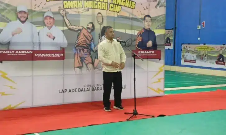Ketua Umum Komite Olahraga Nasional Indonesia (KONI) Kota Padang, Erianto