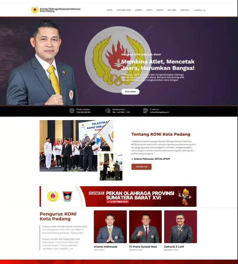 Website Organisasi 1 Organisasi