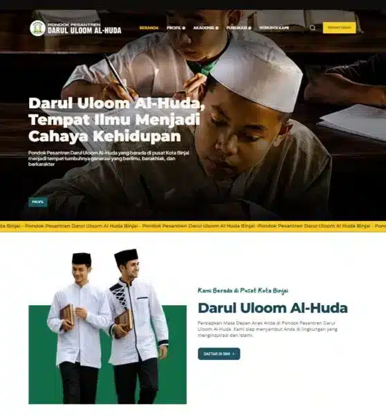 Website Pondok Pesantren 1 Pondok Pesantren