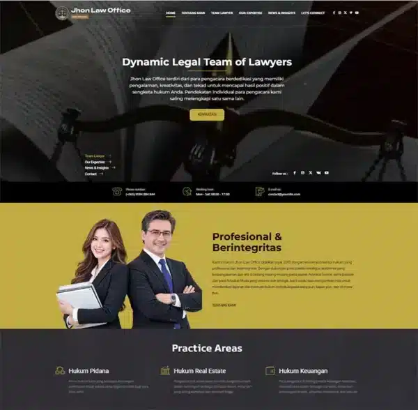 Website Kantor Hukum 1 Kantor
