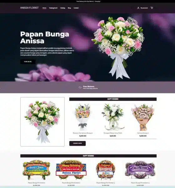 Website Papan Bunga 1 Papan Bunga